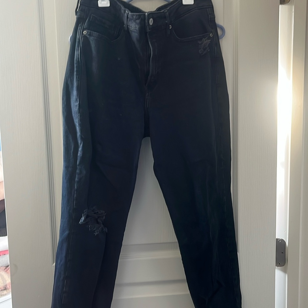 Old Navy black mom jeans